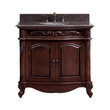 Avanity PROVENCE-VS36-AC - Avanity Provence 37 in. Vanity in Antique Cherry finish with Imperial Brown Granite Top