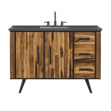 Avanity STEVENS-VS49-WD - Avanity Stevens 49 in. Vanity in Rustic Wood finish with Gray Quartz Top