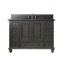 Avanity THOMPSON-VS48-CL-A - Avanity Thompson 49 in. Vanity in Charcoal Glaze finish with Black Granite Top