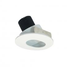 Nora NIO-4RSL27QMPW - 4" Iolite LED Round Adjustable Slot Aperture, 10-Degree Optic, 750lm / 12W, 2700K, Matte Powder