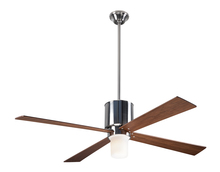 Modern Fan Co. LAP-BN-50-MG-552-002 - Lapa Fan; Bright Nickel Finish; 50" Mahogany Blades; 17W LED; Fan Speed and Light Control (3-wir