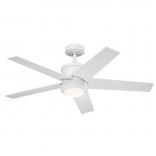 Kichler Lighting 300048MWH - 48 Inch Brahm Fan