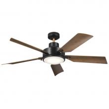 Kichler Lighting 330057SBK - 56 Inch Guardian Fan