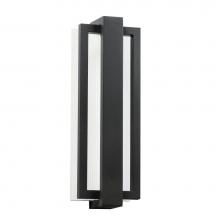 Kichler Lighting 49434SBK - Sedo 18.25'' LED Outdoor Wall Light with Clear Polycarbonate Diffuser in Satin Black