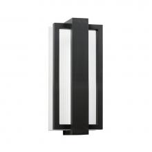 Kichler Lighting 49492SBK - Sedo 12.25'' LED Outdoor Wall Light with Clear Polycarbonate Diffuser in Satin Black