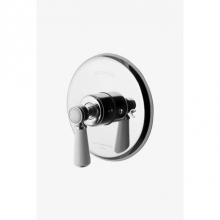 Waterworks Studio 05-33204-57793 - Highgate Pressure Balance Control Valve Trim with White Porcelain Lever Handle in Chrome