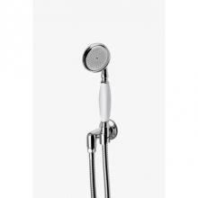 Waterworks Studio 05-56830-70893 - Highgate Handshower On Hook with White Handle in Nickel, 1.75gpm