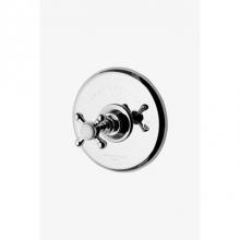 Waterworks Studio 05-55826-42465 - Highgate Thermostatic Control Valve Trim with Metal Cross Handle in Nickel