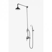 Waterworks Studio 05-30251-32004 - Roadster Exposed Thermostatic System with 6  Shower Rose and Metal Lever Handle in Chrome, 2.0gpm