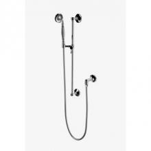 Waterworks Studio 05-81902-66529 - Roadster Handshower On Bar with Metal Handle in Nickel, 2.0gpm