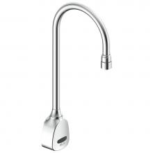 Delta Commercial 1500T4628 - Commercial 1500T Series: Hardwire Electronic Wall Mount Basin Faucet with Gooseneck Spout