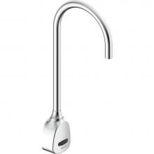 Delta Commercial 1500T4610 - Commercial 1500T Series: Single Hole Hardwire Electronic Basin Faucet with Gooseneck Spout