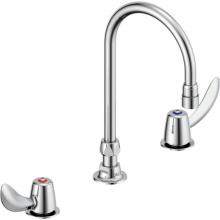 Delta Commercial 23C622-R4 - Commercial 23C6: Two Handle Widespread Bathroom Faucet with Gooseneck Spout - Less Pop-Up