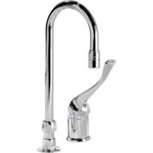 Delta Commercial 24T2623 - Commercial 24T2: Single Control Mixing Faucet with Gooseneck Spout - Less Pop-Up