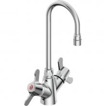 Delta Commercial 25C3837 - Commercial 25C3: Two Handle Single Shank Mixing Faucet