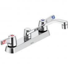 Delta Commercial 26C3143-TI - Commercial 26C3: 8'' Deck Mount Faucet