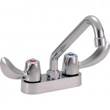 Delta Commercial 27C4222 - Commercial 27C4 / 27C5 / 27C6: Two Handle 4'' Deck Mount Faucet