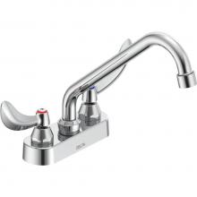 Delta Commercial 27C4224 - Commercial 27C4 / 27C5 / 27C6: Two Handle 4'' Deck Mount Faucet