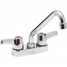 Delta Commercial 27C4323 - Commercial 27C4 / 27C5 / 27C6: Two Handle 4'' Deck Mount Faucet