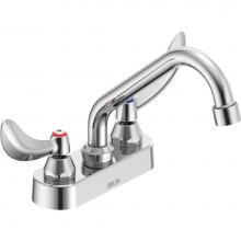 Delta Commercial 27C4324 - Commercial 27C4 / 27C5 / 27C6: Two Handle 4'' Deck Mount Faucet