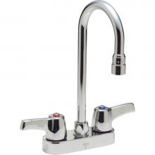 Delta Commercial 27C4823 - Commercial 27C4 / 27C5 / 27C6: Two Handle 4'' Deck Mount Faucet