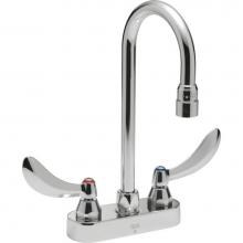 Delta Commercial 27C4824 - Commercial 27C4 / 27C5 / 27C6: Two Handle 4'' Deck Mount Faucet