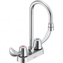 Delta Commercial 27C4832 - Commercial 27C4 / 27C5 / 27C6: Two Handle 4'' Deck Mount Faucet