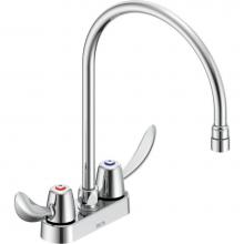 Delta Commercial 27C4922-R7 - Commercial 27C4 / 27C5 / 27C6: Two Handle 4'' Deck Mount Faucet