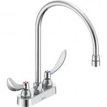 Delta Commercial 27C4934-R7 - Commercial 27C4 / 27C5 / 27C6: Two Handle 4'' Deck Mount Faucet