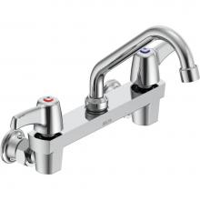 Delta Commercial 28C4233-S3 - Commercial 28C3 / 28C4 / 28C6: Wallount Sink Faucet