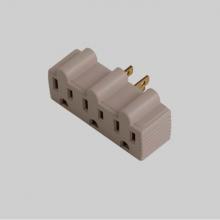 DiversiTech Corporation 7-AD010000 - Triple tap power block adapter converts single 15 AMP 125V U-ground outlet to 3 15A, 125V U-ground