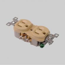 DiversiTech Corporation ED270-I - Duplex receptacle, rating 15A - 125V, color ivory