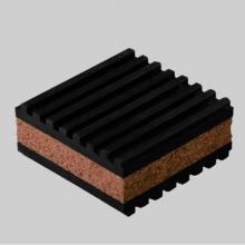 DiversiTech Corporation MP-2C - Cuadro de Caucho/Corcho Antivibrador 5cm x 5cm x 2cm