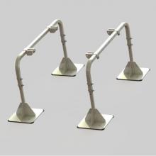 DiversiTech Corporation QSSB2000-18 - U-LEG ASSY FOR SUPER STAND 18in TALL + SINGLE SADDLE KIT