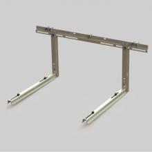 DiversiTech Corporation QSWB2004 - Large Wall Bracket w/ Rail and 2 Arms. Holds up to 350 lbs.