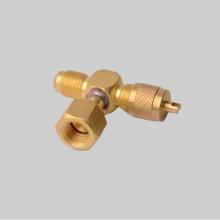 DiversiTech Corporation VST-4 - Swivel Tee with Permanent Depressor for 1/4in. Access on Run x 1/4in. Female Flare with Depressor