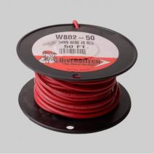 DiversiTech Corporation W802-50 - 8 gauge, red, 50ft.