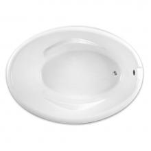 Hamilton Bathware HA001110-E-WP-WHT - Drop-in AcrylX 59 x 41 x 22 Bath in White G4260OV