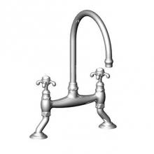 Horus 102.07.141PC - Horus Montmartre 2-Hole Gooseneck Bridge Faucet, Pc