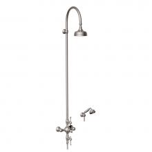 Horus 102.07.744PC - HORUS MONTMARTRE EXPOSED THERMOSTATIC VALVE WITH HANDSHOWER SET & 8'' SHOWERHEAD, PC