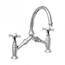 Horus 102.28.121PC - Horus Dover 2-Hole Gooseneck Basin Mixer, Pc