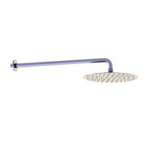 Horus 100.40.536PC - Horus 10'' Contemporary Picot Showerhead & Wall Arm, Pc