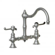 Horus 102.50.101PC - Horus Montmartre Classic 2-Hole Gooseneck Kitchen Faucet, Pc