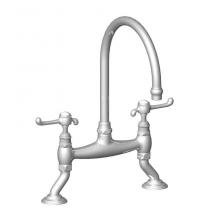 Horus 102.50.141PC - Horus Montmartre Classic 2-Hole Gooseneck Kitchen Faucet, Pc