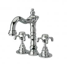 Latoscana 87CR214W - Ornellaia Mini-Widespread Lavatory Faucet With Cross Handles In Chrome