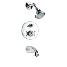 Latoscana 87CR797 - Ornellaia Pressure Balance Tub And Shower Set In Chrome