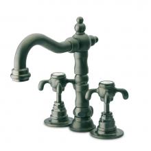 Latoscana 87TU214W - Ornellaia Mini-Widespread Lavatory Faucet With Cross Handles In Tuscan Bronze