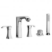 Latoscana 89CR109 - Lady Roman Tub With Lever Handles And A Diverter With Hand Held Shower In Chrome