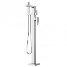 Latoscana QUCR136 - Quadro Freestanding Floor Mounted Tub Filler