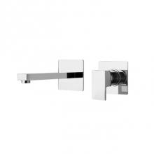 Latoscana QUCR208 - Quadro Single Lever Handle Wall Mount Lavatory Faucet